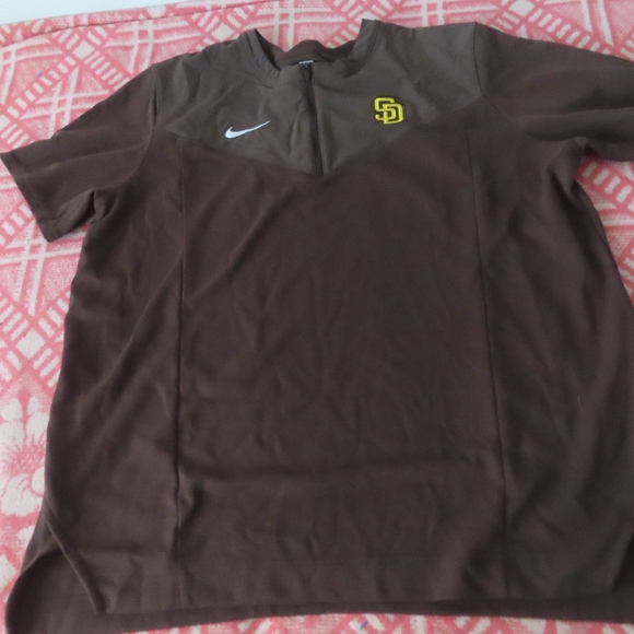 Nike San Diego Padres 1/4 Zip Pullover Sweater player issued #59 chris paddack - Picture 1 of 8